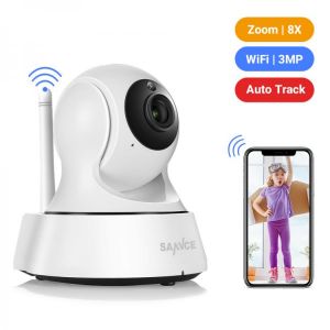 SANNCE 2K Home Security IP Camera Wi-Fi Wireless Mini Network Camera Surveillance Wifi 3MP Night Vision CCTV Camera Baby Monitor