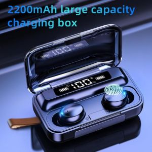 choose&track electronic&technology TWS Bluetooth 5.0 Earphones 2200mAh Charging Box Wireless Headphone 9D Stereo Sports Waterproof Earbuds Headsets With Microphone
